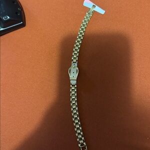 Gold-Tone Bracelet with Clasp